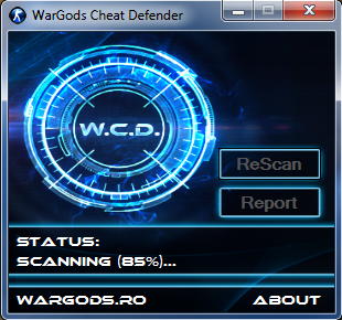 WarGods Defender - Сканирование игрока